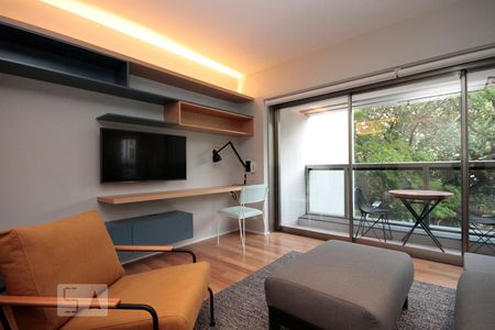 Sala de apartamento à venda com 1 quarto, 49m² em República, São Paulo