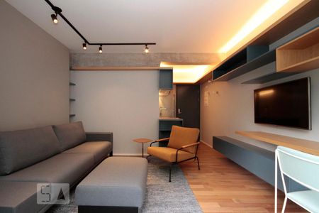 Sala de apartamento à venda com 1 quarto, 49m² em República, São Paulo