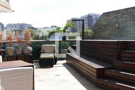 Varanda da Sala de apartamento para alugar com 3 quartos, 240m² em Barra da Tijuca, Rio de Janeiro