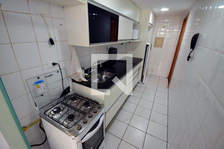 Cozinha de apartamento para alugar com 1 quarto, 57m² em Barra da Tijuca, Rio de Janeiro
