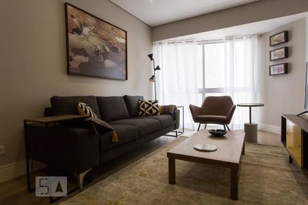 Sala de apartamento para alugar com 1 quarto, 48m² em Consolação, São Paulo