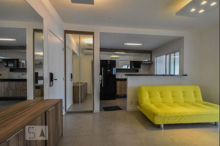 Sala de apartamento para alugar com 1 quarto, 55m² em Vila Gertrudes, São Paulo