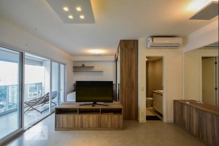 Sala de apartamento para alugar com 1 quarto, 55m² em Vila Gertrudes, São Paulo