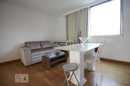 Sala de apartamento para alugar com 1 quarto, 40m² em Vila Tramontano, São Paulo