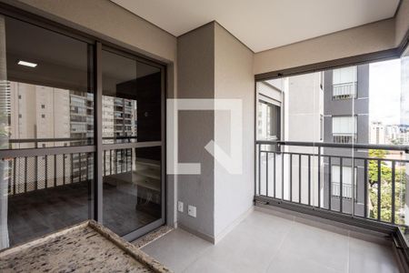 Varanda da Sala de apartamento para alugar com 1 quarto, 49m² em Jardim Vera Cruz, São Paulo