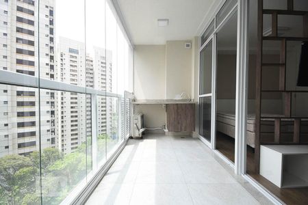 Varanda gourmet de apartamento para alugar com 1 quarto, 35m² em Real Parque, São Paulo
