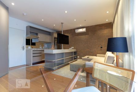 Sala de apartamento para alugar com 1 quarto, 61m² em Vila Olímpia, São Paulo