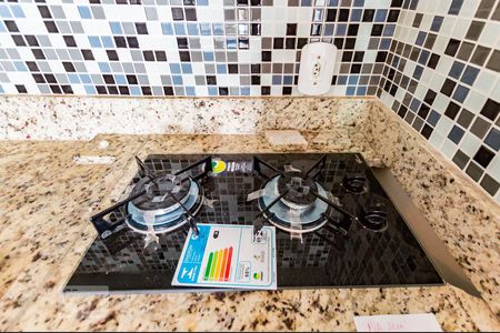 Cozinha de apartamento para alugar com 1 quarto, 56m² em Cambuí, Campinas