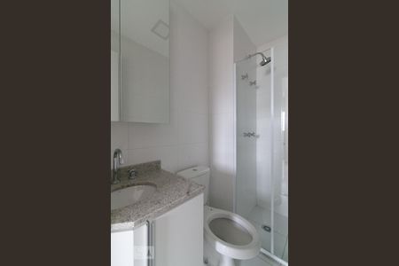 Banheiro da suíte de apartamento para alugar com 2 quartos, 59m² em Vila Mariana, São Paulo