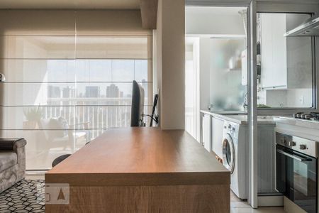 Sala de apartamento à venda com 1 quarto, 49m² em Vila Cordeiro, São Paulo