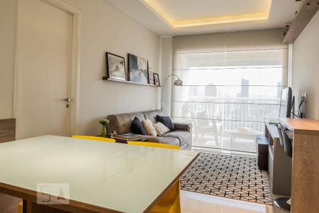 Sala de apartamento à venda com 1 quarto, 49m² em Vila Cordeiro, São Paulo