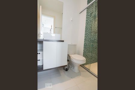 Banheiro Suíte de apartamento à venda com 1 quarto, 49m² em Vila Cordeiro, São Paulo