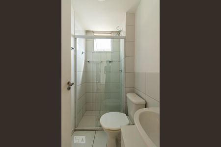 Banheiro Social de apartamento à venda com 2 quartos, 57m² em Planalto, Belo Horizonte