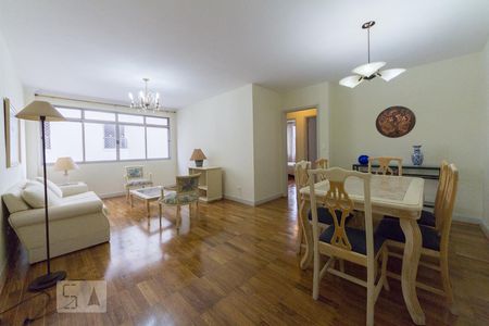 Sala de estar e jantar de apartamento para alugar com 2 quartos, 100m² em Paraíso, São Paulo