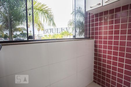 Varanda de kitnet/studio para alugar com 1 quarto, 28m² em Asa Norte, Brasília