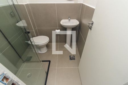 Banheiro de kitnet/studio para alugar com 1 quarto, 30m² em Vila Buarque, São Paulo