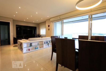 Sala de apartamento para alugar com 3 quartos, 129m² em Paraíso do Morumbi, São Paulo