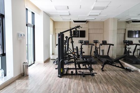 Studio para alugar com 40m², 1 quarto e 1 vaga Studio para alugar com 40m², 1 quarto e 1 vagaAcademia
