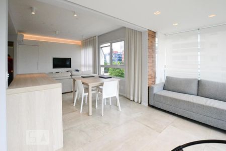 Sala 2 de apartamento para alugar com 1 quarto, 55m² em Vila Olímpia, São Paulo