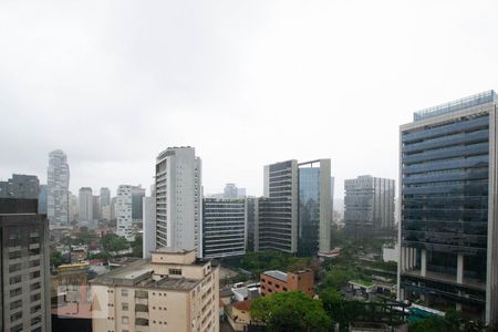 Vista Varanda Sala de apartamento para alugar com 1 quarto, 52m² em Vila Olímpia, São Paulo