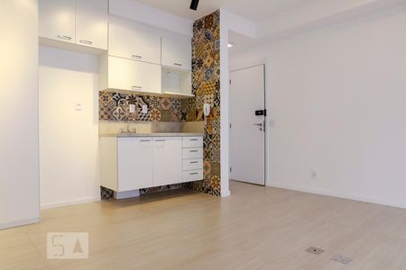 Sala quarto e cozinha de apartamento para alugar com 1 quarto, 41m² em Consolação, São Paulo