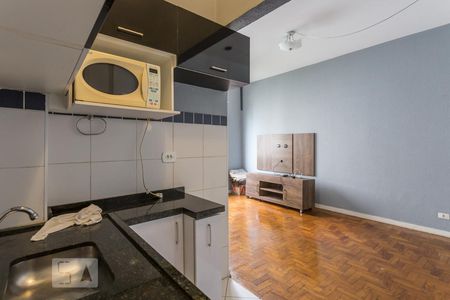 Cozinha de apartamento à venda com 1 quarto, 53m² em Centro, São Paulo