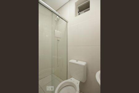 Banheiro da Suíte de apartamento para alugar com 1 quarto, 28m² em Bela Vista, São Paulo