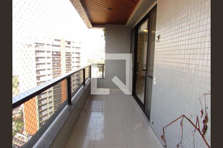 Varanda da Sala de apartamento para alugar com 4 quartos, 190m² em Vila Andrade, São Paulo