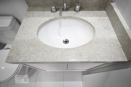 Detalhe do banheiro suíte  de apartamento para alugar com 1 quarto, 39m² em Vila Andrade, São Paulo