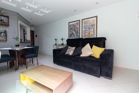 Sala de apartamento para alugar com 3 quartos, 98m² em Vila Gilda, Santo André