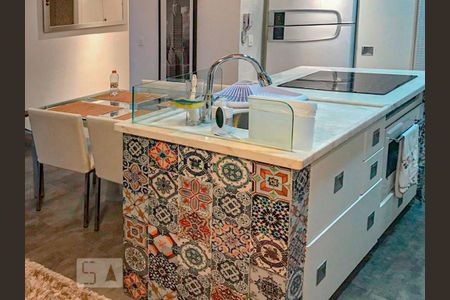 Cozinha de apartamento para alugar com 1 quarto, 58m² em Jardim Vila Mariana, São Paulo