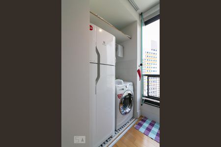 Área da cozinha de kitnet/studio à venda com 1 quarto, 36m² em Cambuci, São Paulo