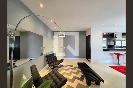 Sala de apartamento para alugar com 1 quarto, 97m² em Vila Olímpia, São Paulo