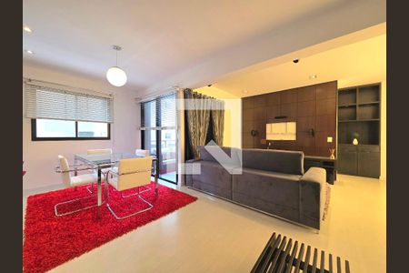 Sala de apartamento para alugar com 1 quarto, 97m² em Vila Olímpia, São Paulo