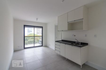 Sala e Cozinha de apartamento à venda com 1 quarto, 36m² em Campos Elíseos, São Paulo