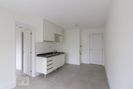 Sala e Cozinha de apartamento à venda com 1 quarto, 36m² em Campos Elíseos, São Paulo