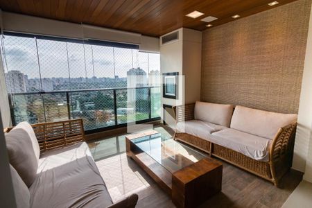 Varanda de apartamento à venda com 2 quartos, 105m² em Jardim Caravelas, São Paulo