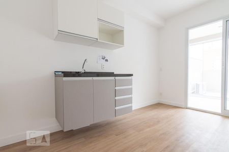 Sala e Cozinha de apartamento para alugar com 1 quarto, 44m² em Barra Funda, São Paulo