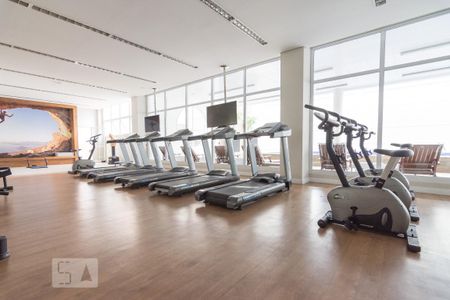 Apartamento para alugar com 44m², 1 quarto e 1 vaga Apartamento para alugar com 44m², 1 quarto e 1 vagaAcademia