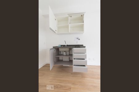 Sala e Cozinha de apartamento para alugar com 1 quarto, 44m² em Barra Funda, São Paulo