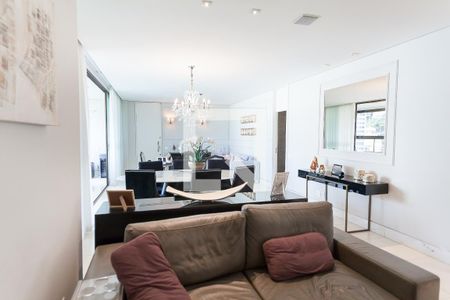 Sala de apartamento à venda com 4 quartos, 215m² em Santa Lúcia, Belo Horizonte