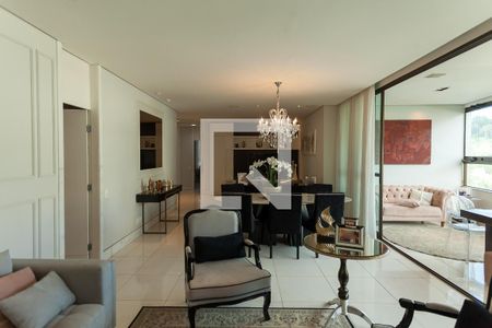 Sala de apartamento à venda com 4 quartos, 215m² em Santa Lúcia, Belo Horizonte