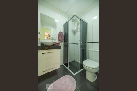 Banheiro Social  de apartamento à venda com 2 quartos, 68m² em Jardim Pacaembu, Jundiaí