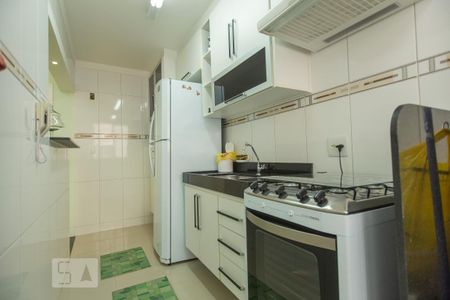 Cozinha  de apartamento à venda com 2 quartos, 68m² em Jardim Pacaembu, Jundiaí