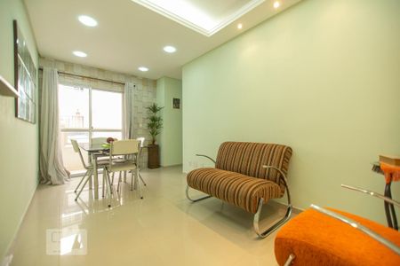 Sala  de apartamento à venda com 2 quartos, 68m² em Jardim Pacaembu, Jundiaí
