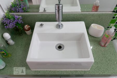 Detalhe do banheiro  de apartamento à venda com 1 quarto, 35m² em Cambuci, São Paulo