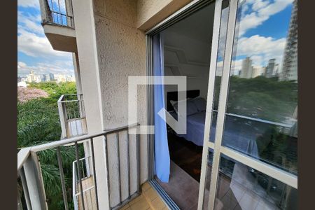 Apartamento à venda com 56m², 1 quarto e 1 vagaVaranda do Quarto 