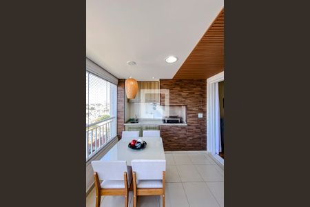 Varanda da Sala de apartamento à venda com 3 quartos, 97m² em Vila Bertioga, São Paulo