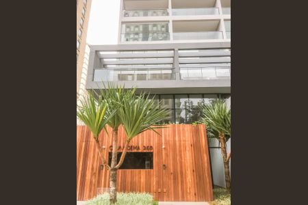 Fachada de apartamento para alugar com 1 quarto, 45m² em Moema, São Paulo