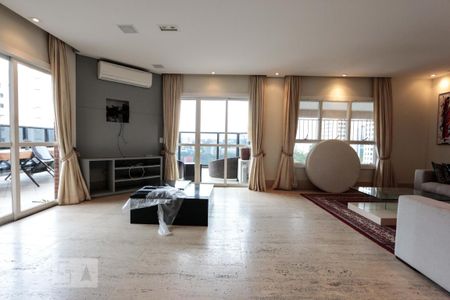 Sala  de apartamento para alugar com 4 quartos, 260m² em Paraíso do Morumbi, São Paulo
